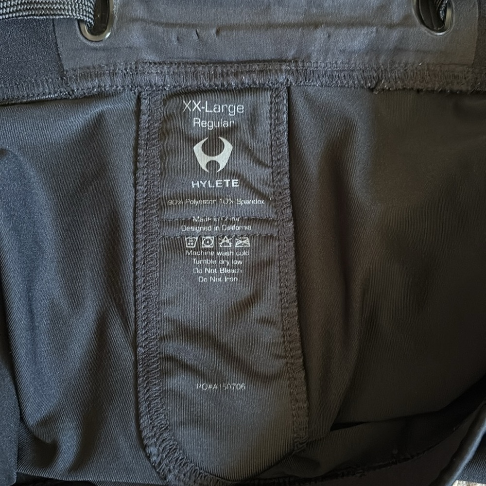 Hylete Black and Gray Performance Shorts - Picture 2 of 3